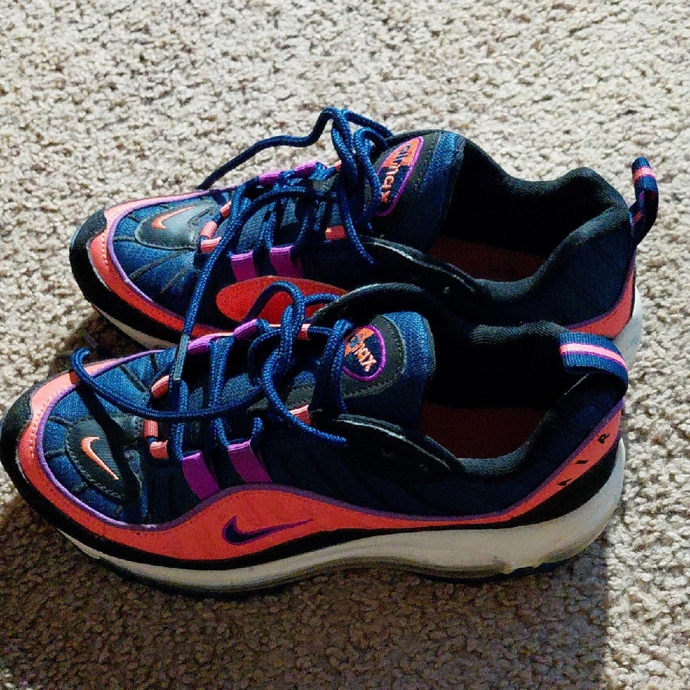 Vibrant Kids' Sneakers in Blue and Pink